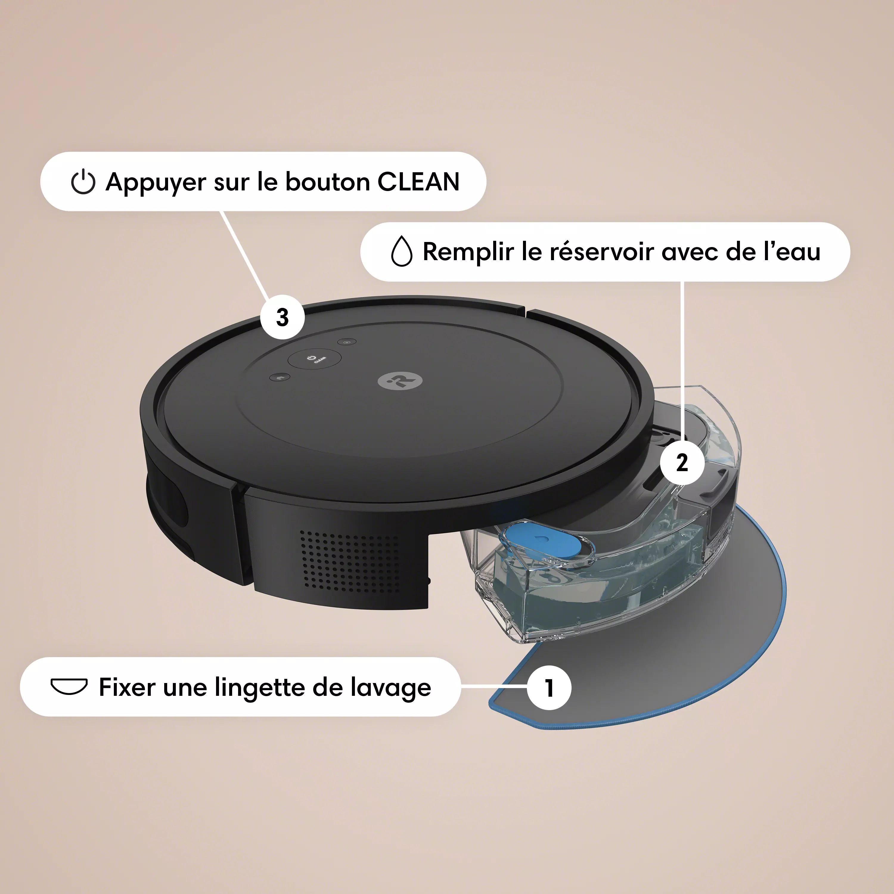 Robot Roomba Combo® 2 Essential + base AutoEmpty™